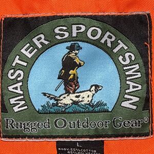 Master Sportsman Rugged Outdoor Gear Blaze Orange Hunting Vest Bird Pocket Large